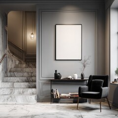 Elegant interior hallway