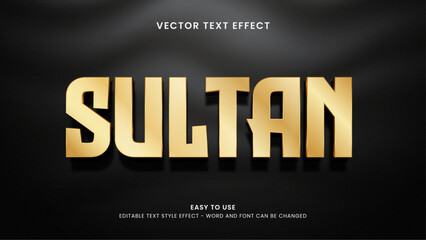 sultan editable text effect