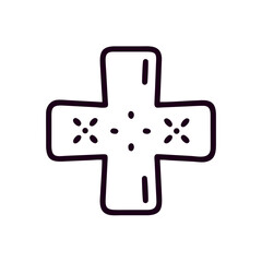 Fototapeta premium Cross Close Icon