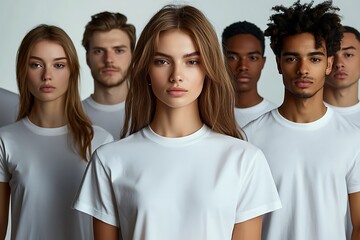 Diverse Group Portrait Modern Style and Collective Identity