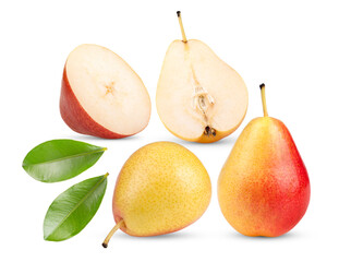 pear fruit isolated on transparent png (Image from camera)