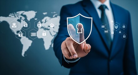 Cybersecurity protection data privacy network security internet security global security business security