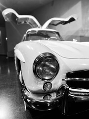 classic car headlight