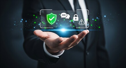 Cybersecurity solutions for business data protection and network security in the digital age today