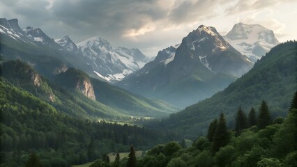 view from the top of the mountain