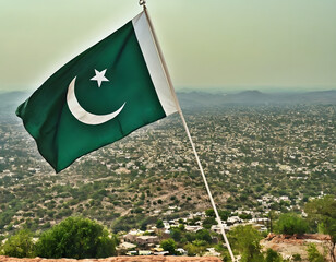  Pakistan Independence Day, flag of pakistan, Pakistan day Pakistani flag waving on the wind
