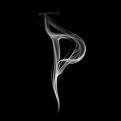 Letter P High Resolution Wisp Smoke Letter JPG Images with Creative Abstract Backgrounds and Moody Atmospheric Effects for Commercial Design and Digital Art Projects