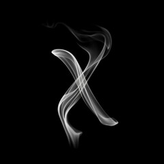Letter X High Resolution Wisp Smoke Letter JPG Images with Creative Abstract Backgrounds and Moody Atmospheric Effects for Commercial Design and Digital Art Projects