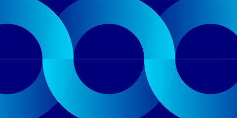 Circle abstract background. Blue gradient circular shape elements. Minimalist geometric pattern. Modern design. Suit for presentation, brochure, cover, wallpaper, website, business, backdrop