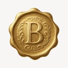 Elegant gold wax seal
