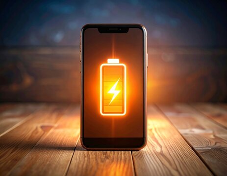 Generated image　
スマートフォンの充電イメージ
