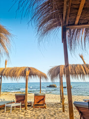 Landscape in a beach in Hammamet, Tunisia