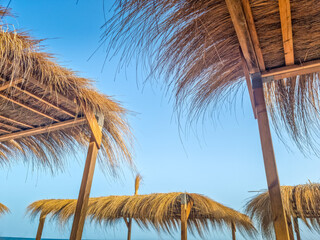 Landscape in a beach in Hammamet, Tunisia