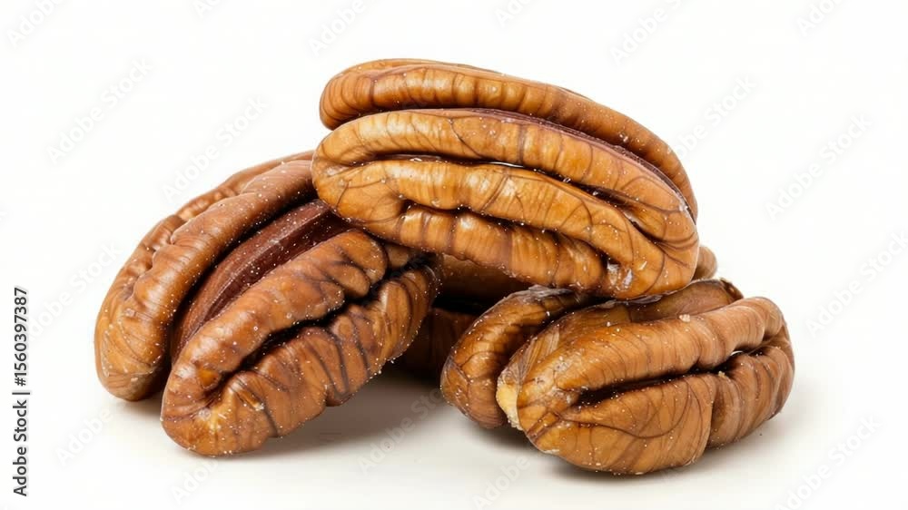 Poster A stack of pecans piled high
