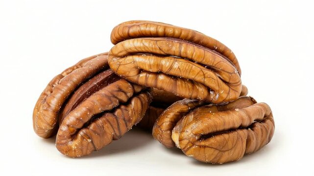 A stack of pecans piled high