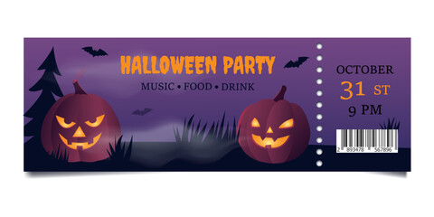 bids for halloween party, invitation to pumpkin event
