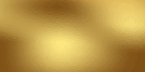 Gold foil leaf texture, glass effect background vector illustration.