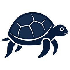 Sea Turtle Silhouette Vector

