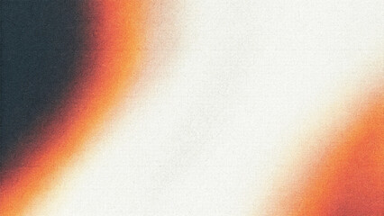 Warm rays illuminate an abstract orange background with a smooth, metallic texture, creating a vibrant gradient design