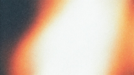 Warm rays illuminate an abstract orange background with a smooth, metallic texture, creating a vibrant gradient design