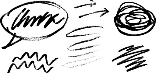 Obraz premium Creative communication elements with speech bubble and mail icon sketch for design