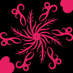 Flower vector illustration 