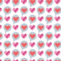 Pink Presents and Heart Glasses Pattern