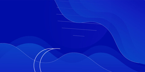 Abstract blue color background. Dynamic shapes composition. Eps10 vector