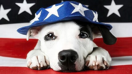 independence day 4th of july dog. Celebrate canine freedom festive patriotic pup summer holiday canine joy national celebration american spirit pet fun.