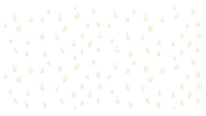 Light Green Grass Seamless Vector Pattern