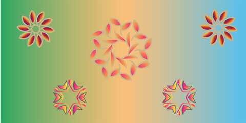 curved and wavy music album, poster, card, and yellow gradient waves. Background for music album, poster, card, advertisement. Element for design  Green and yellow gradient