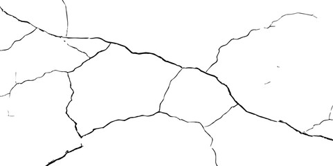 closeup of cracks and fissures of peeling paint on a transparent background-Old concrete wall with cracked flaking paint
