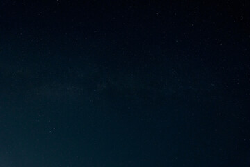 夏の星座と綺麗な星空。カシオペア座と白鳥座