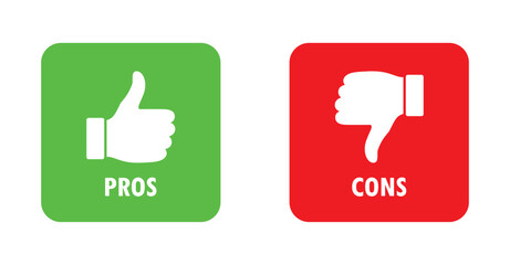 thumb up and down buttons