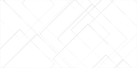 Abstract white background design with layers of textured white transparent material in triangle and squares shapes. White color technology concept geometric line vector white light grey background.	
