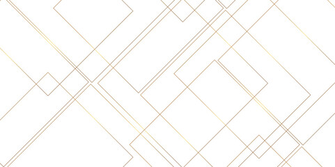 Modern minimal and clean white gold background with realistic line wave geometric circle shape, abstract white and gold colors with lines pattern texture computer geometric digital connection design .