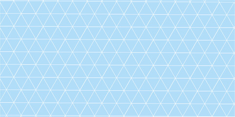 Fototapeta premium White and blue halftone triangle pattern background. Abstract geometric triangle, halftone. Vector background. Blue and white vector seamless pattern with small triangles. seamless geometric triangle.