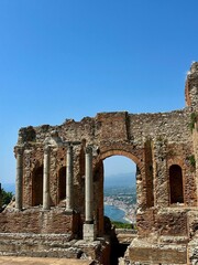 Taormina, Italy. Ampitheater
