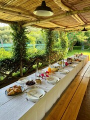 Massa Lubrense. Breakfast with a view
