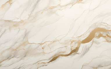 Close up of a light beige marble texture with brown veins and swirls pattern