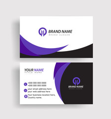 Modern business card template attract clients with a bold first impression!