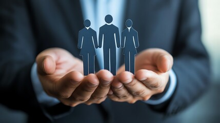Human resource management fosters employee well-being and productivity.