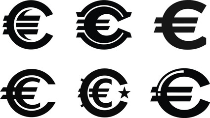 A vibrant 3D gold euro symbol set, perfect for illustrating financial success and European currency exchange in business and banking