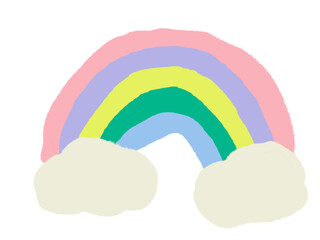 illustration of a rainbow