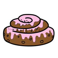 cake with chocolate