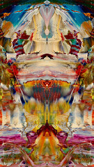 Abstract art background . Hand painting artwork on canvas .