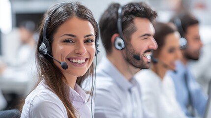 Customer Support Team Providing Assistance