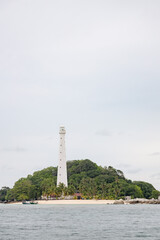 Obraz premium lighthouse on the island of lengkuas