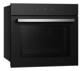 Obraz premium A built-in oven with a customizable front panel, allowing it to blend seamlessly with bespoke kitchen cabinetry.