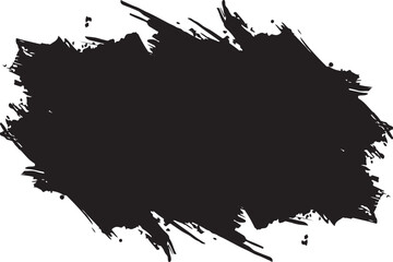 Black ink splat